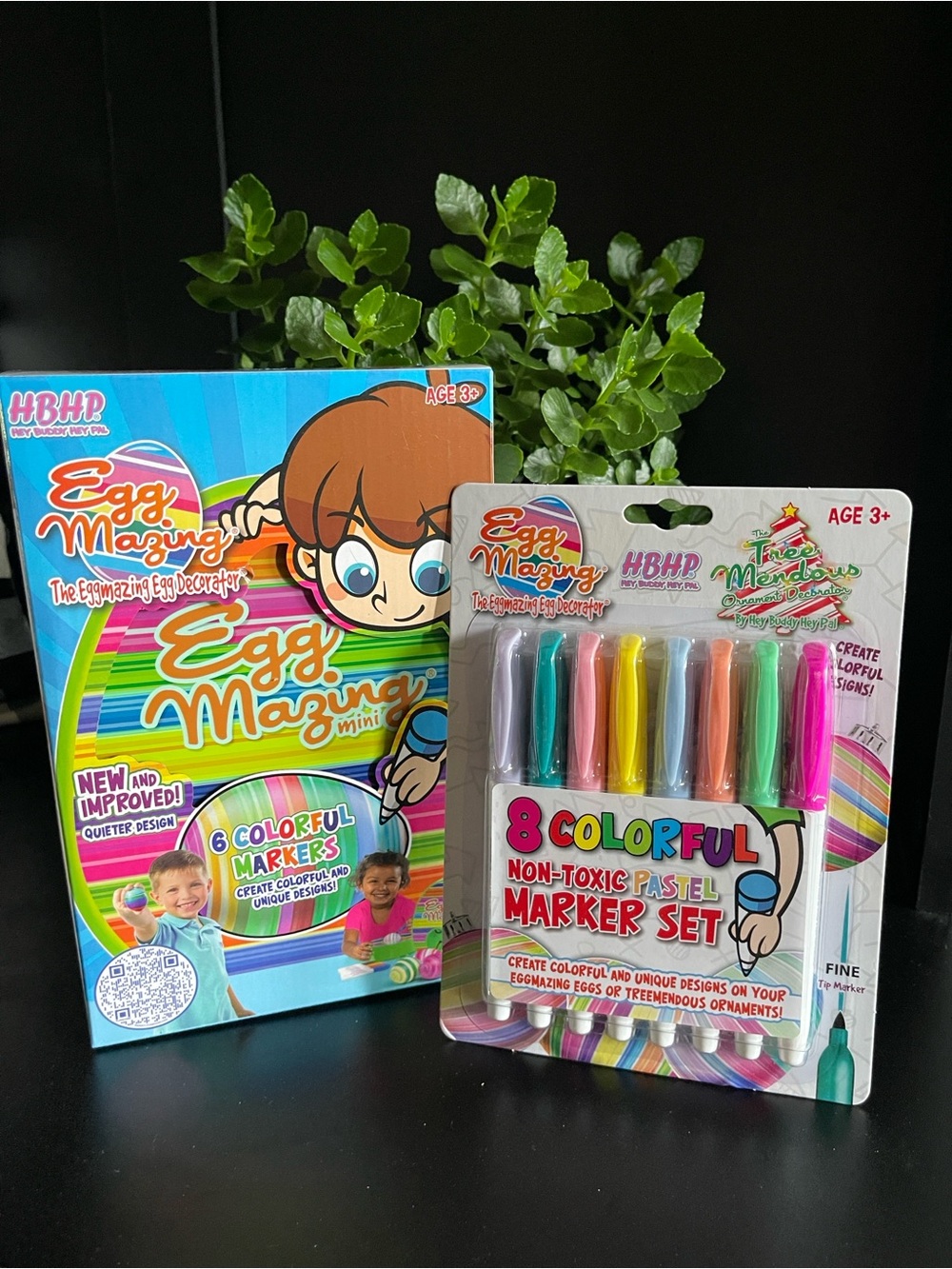 Eggmazing Mini & 8-Color Pastel Marker Set - Multicolor